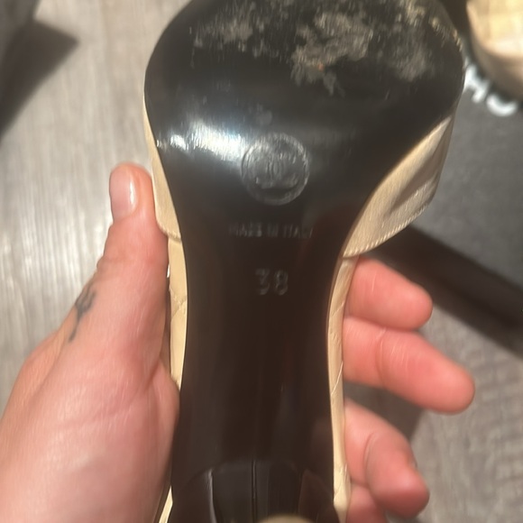 Chanel Vintage high heels with pearls used size 38 - Picture 6 of 9